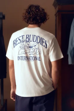 Cheap POMPEII BEST BUDDIES WHITE TEE