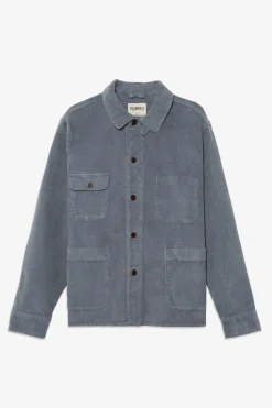 Store POMPEII BLUE CORD CHORE JACKET