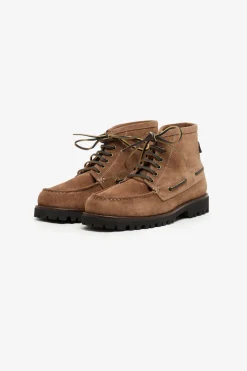 Cheap POMPEII BRISTOL BOOT SUEDE TAUPE