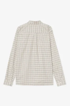 Best POMPEII CHECK BROWN COTTON SHIRT