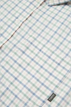 Clearance POMPEII CHECK GREEN COTTON SHIRT