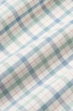 Clearance POMPEII CHECK GREEN COTTON SHIRT