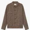 Online POMPEII CHECK WOOL CHORE JACKET