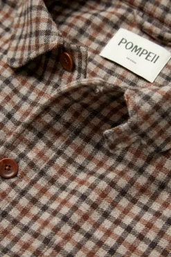 Online POMPEII CHECK WOOL CHORE JACKET