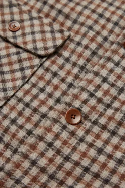 Online POMPEII CHECK WOOL CHORE JACKET