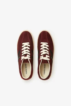 Sale POMPEII DART SUEDE WINE ANTHRACITE
