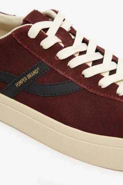 Sale POMPEII DART SUEDE WINE ANTHRACITE