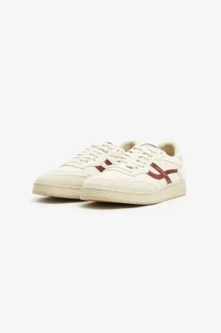 Outlet POMPEII ELAN PIPPA LEATHER ECRU BURGUNDY