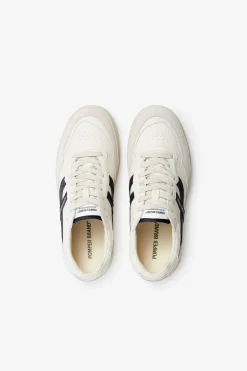 Cheap POMPEII ELAN PIPPA LEATHER ECRU NAVY