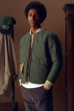 Hot POMPEII EMERALD PADDED JACKET