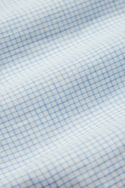 Clearance POMPEII ESSENTIALS CHECKED BLUE SHIRT