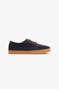 Discount POMPEII HIGBY SUEDE HYDRO NAVY CARAMEL