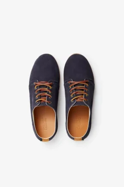 Discount POMPEII HIGBY SUEDE HYDRO NAVY CARAMEL