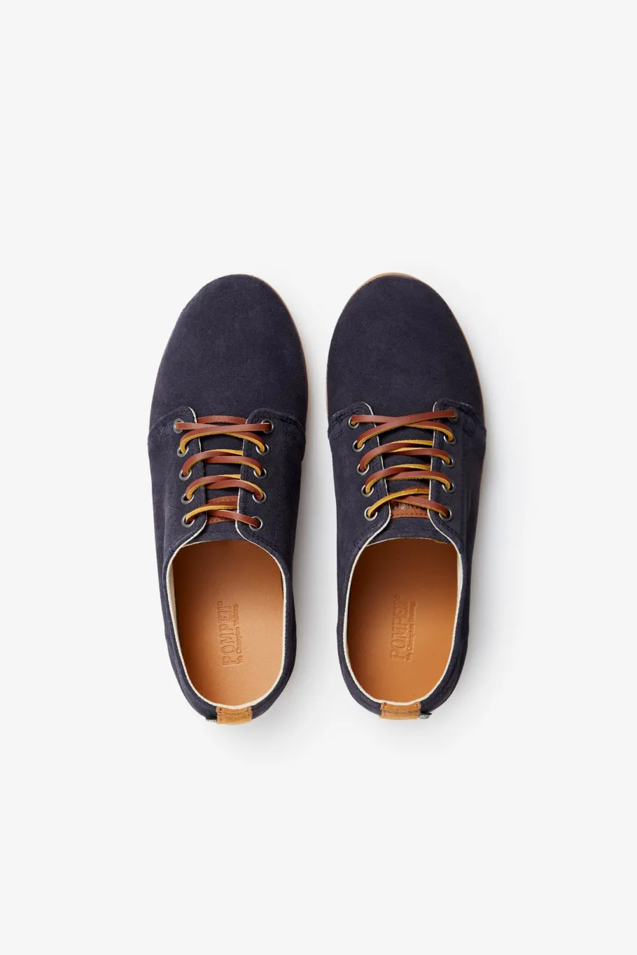 Discount POMPEII HIGBY SUEDE HYDRO NAVY CARAMEL
