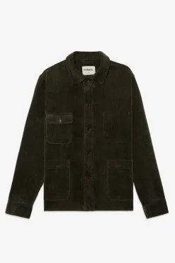 Online POMPEII KHAKI CORD CHORE JACKET