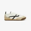 Shop POMPEII KITE LEATHER ECRU BLACK WO
