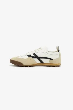 Shop POMPEII KITE LEATHER ECRU BLACK WO