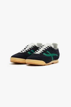 New POMPEII KITE SUEDE NAVY GREEN