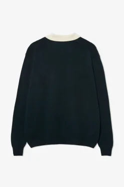 Sale POMPEII LOGO PINE WOOL KNIT POLO