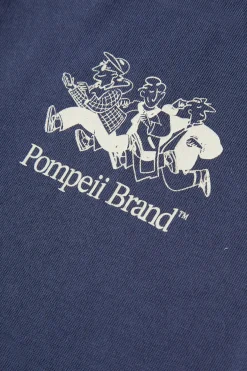 Hot POMPEII MARATHON OF LIFE MIDNIGHT BLUE TEE
