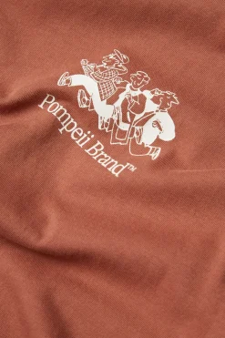 Hot POMPEII MARATHON OF LIFE RUST TEE