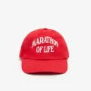 New POMPEII MARATHON RED TWILL CAP
