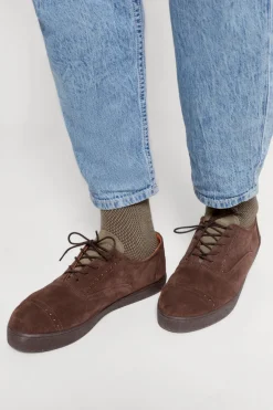 Discount POMPEII MERLIN SUEDE HYDRO COCOA