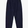 Online POMPEII NAVY CANVAS LOOSE TROUSER