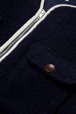 Best POMPEII NAVY WOOL VEST