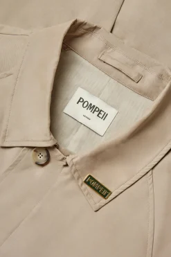 Clearance POMPEII SAND COTTON MAC COAT