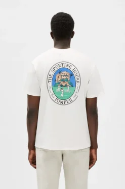 Cheap POMPEII SPORTING HOUSE GRAPHIC TEE