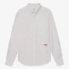 Cheap POMPEII STRIPE WINE OXFORD SHIRT