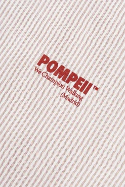 Cheap POMPEII STRIPE WINE OXFORD SHIRT