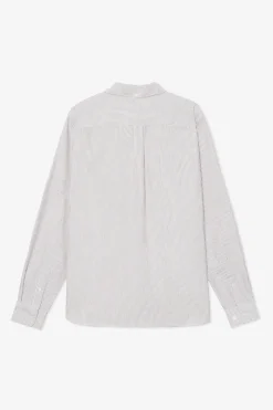 Cheap POMPEII STRIPE WINE OXFORD SHIRT