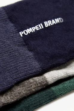 Outlet POMPEII STRIPES INVISIBLE SOCKS PACK