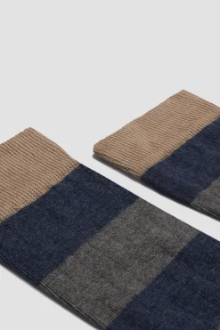 New POMPEII STRIPES NAVAL GREY