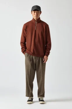 Best POMPEII THE SEPIA ZIPPER SWEAT