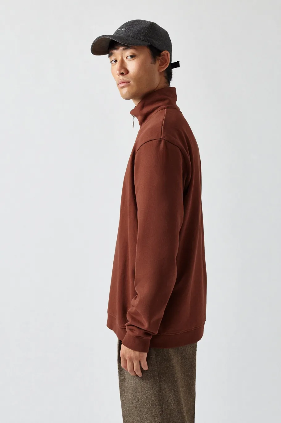 Best POMPEII THE SEPIA ZIPPER SWEAT